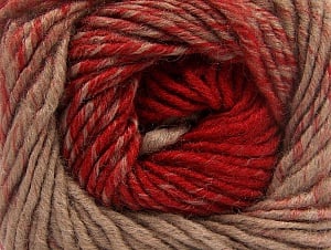Composition 75% Acrylique haut de gamme, 25% Laine, Red, Brand Ice Yarns, Camel, Yarn Thickness 4 Medium Worsted, Afghan, Aran, fnt2-61016