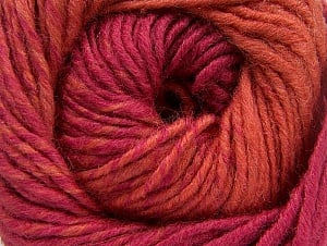 Composition 75% Acrylique haut de gamme, 25% Laine, Orange, Brand Ice Yarns, Dark Pink, Yarn Thickness 4 Medium Worsted, Afghan, Aran, fnt2-61078