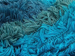 Composition 95% Acrylique, 5% Polyester, White, Turquoise, Teal, Brand Ice Yarns, Grey, Yarn Thickness 6 SuperBulky Bulky, Roving, fnt2-61121 