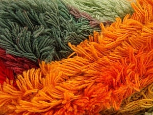 Composition 95% Acrylique, 5% Polyester, Red, Orchid, Orange, Brand Ice Yarns, Grey Shades, Yarn Thickness 6 SuperBulky Bulky, Roving, fnt2-61127 