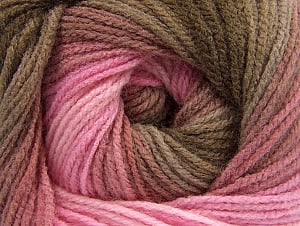 Composition 100% Acrylique, Pink Shades, Brand Ice Yarns, Brown Shades, Yarn Thickness 3 Light DK, Light, Worsted, fnt2-61136