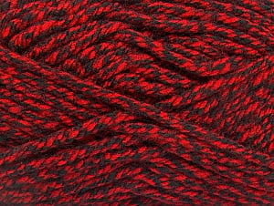 Fiber Content 100% Acrylic, Red, Brand Ice Yarns, Black, Yarn Thickness 6 SuperBulky Bulky, Roving, fnt2-62000