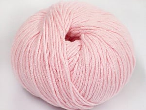 Fiber Content 50% Acrylic, 50% Cotton, Brand Ice Yarns, Baby Pink, Yarn Thickness 2 Fine Sport, Baby, fnt2-62415