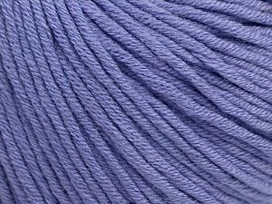 Fiber Content 50% Cotton, 50% Acrylic, Lilac, Brand Ice Yarns, Yarn Thickness 3 Light DK, Light, Worsted, fnt2-62744
