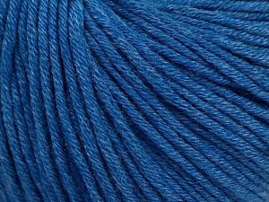 Composition 50% Acrylique, 50% Coton, Jeans Blue, Brand Ice Yarns, Yarn Thickness 3 Light DK, Light, Worsted, fnt2-62745