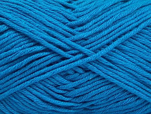 Fiber Content 50% Cotton, 50% Acrylic, Turquoise, Brand Ice Yarns, Yarn Thickness 3 Light DK, Light, Worsted, fnt2-62748