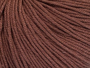 Composition 60% Coton, 40% Acrylique, Brand Ice Yarns, Brown, Yarn Thickness 2 Fine Sport, Baby, fnt2-62999