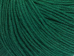 Composition 60% Coton, 40% Acrylique, Brand Ice Yarns, Dark Green, Yarn Thickness 2 Fine Sport, Baby, fnt2-63002