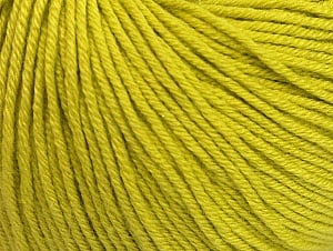 Composition 60% Coton, 40% Acrylique, Light Olive Green, Brand Ice Yarns, Yarn Thickness 2 Fine Sport, Baby, fnt2-63005