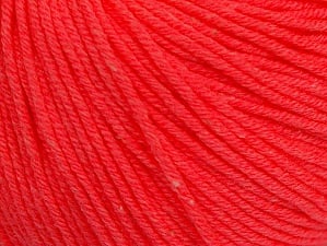 Composition 60% Coton, 40% Acrylique, Neon Salmon, Brand Ice Yarns, Yarn Thickness 2 Fine Sport, Baby, fnt2-63006