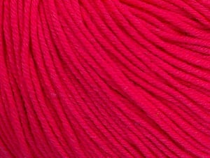 Fiber Content 60% Cotton, 40% Acrylic, Neon Pink, Brand Ice Yarns, Yarn Thickness 2 Fine Sport, Baby, fnt2-63014