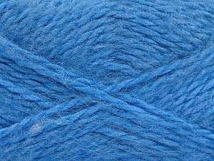 SuperBulky Fiber Content 70% Acrylic, 30% Angora, Brand Ice Yarns, Blue, Yarn Thickness 6 SuperBulky Bulky, Roving, fnt2-63129
