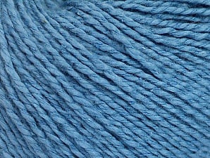 Fiber Content 68% Cotton, 32% Silk, Brand Ice Yarns, Blue, Yarn Thickness 2 Fine Sport, Baby, fnt2-63192