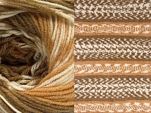 Composition 70% Acrylique, 30% Laine, Light Brown, Brand Ice Yarns, Cream, Camel, Yarn Thickness 3 Light DK, Light, Worsted, fnt2-63206