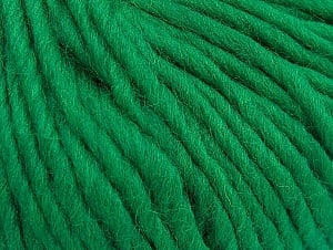 Fiber Content 100% Wool, Brand Ice Yarns, Green, Yarn Thickness 5 Bulky Chunky, Craft, Rug, fnt2-63344