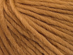 Fiber Content 100% Wool, Light Brown, Brand Ice Yarns, Yarn Thickness 5 Bulky Chunky, Craft, Rug, fnt2-63346
