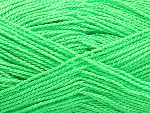Fiber Content 100% Acrylic, Neon Green, Brand Ice Yarns, Yarn Thickness 1 SuperFine Sock, Fingering, Baby, fnt2-63388