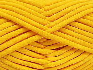 Composition 60% Polyamide, 40% Coton, Yellow, Brand Ice Yarns, Yarn Thickness 6 SuperBulky Bulky, Roving, fnt2-63435