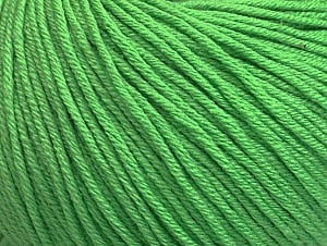 Composition 60% Coton, 40% Acrylique, Light Green, Brand Ice Yarns, Yarn Thickness 2 Fine Sport, Baby, fnt2-63480