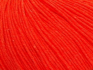 Composition 60% Coton, 40% Acrylique, Neon Orange, Brand Ice Yarns, Yarn Thickness 2 Fine Sport, Baby, fnt2-63481