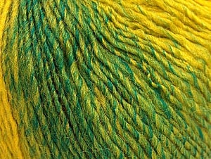 Composition 70% Acrylique, 30% Laine, Brand Ice Yarns, Green, Gold, Brown, Yarn Thickness 3 Light DK, Light, Worsted, fnt2-64212