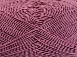 Composition 55% Coton, 45% Acrylique, Light Orchid, Brand Ice Yarns, Yarn Thickness 1 SuperFine Sock, Fingering, Baby, fnt2-65005