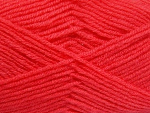 Fiber Content 50% Wool, 50% Acrylic, Salmon, Brand Ice Yarns, Yarn Thickness 4 Medium Worsted, Afghan, Aran, fnt2-65190