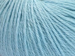 Composition 55% Baby Alpaga, 45% Superwash Extrafine Merino Wool, Light Blue, Brand Ice Yarns, Yarn Thickness 3 Light DK, Light, Worsted, fnt2-65920