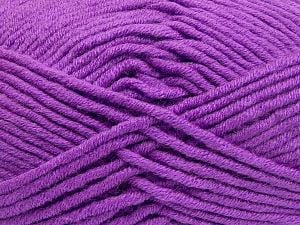Fiber Content 50% Merino Wool, 50% Acrylic, Lavender, Brand Ice Yarns, Yarn Thickness 5 Bulky Chunky, Craft, Rug, fnt2-65957
