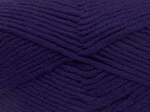 Fiber Content 50% Merino Wool, 50% Acrylic, Purple, Brand Ice Yarns, Yarn Thickness 5 Bulky Chunky, Craft, Rug, fnt2-65958