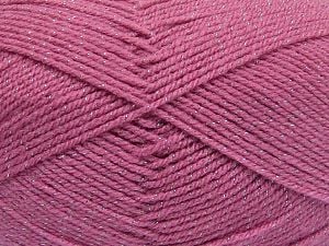 Composition 94% Acrylique, 6% Métallique Lurex, Brand Ice Yarns, Candy Pink, Yarn Thickness 3 Light DK, Light, Worsted, fnt2-66066