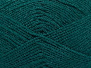 Fiber Content 60% Merino Wool, 40% Acrylic, Brand Ice Yarns, Emerald Green, Yarn Thickness 3 Light DK, Light, Worsted, fnt2-66083