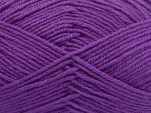 Fiber Content 60% Merino Wool, 40% Acrylic, Lilac, Brand Ice Yarns, Yarn Thickness 3 Light DK, Light, Worsted, fnt2-66085