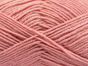 Fiber Content 60% Merino Wool, 40% Acrylic, Powder Pink, Brand Ice Yarns, Yarn Thickness 3 Light DK, Light, Worsted, fnt2-66091