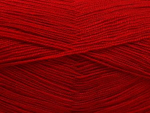 Very thin yarn. It is spinned as two threads. So you will knit as two threads. Yardage information is for only one strand. Fiber Content 100% Acrylic, Marsala Red, Brand Ice Yarns, Yarn Thickness 1 SuperFine Sock, Fingering, Baby, fnt2-66159