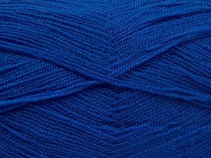 Very thin yarn. It is spinned as two threads. So you will knit as two threads. Yardage information is for only one strand. Fiber Content 100% Acrylic, Brand Ice Yarns, Blue, Yarn Thickness 1 SuperFine Sock, Fingering, Baby, fnt2-66180