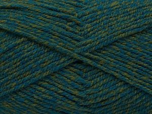 Worsted Fiber Content 100% Acrylic, Turquoise, Brand Ice Yarns, Green, Yarn Thickness 4 Medium Worsted, Afghan, Aran, fnt2-66572