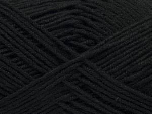 Composition 50% Bambou, 50% Acrylique, Brand Ice Yarns, Black, Yarn Thickness 2 Fine Sport, Baby, fnt2-66770