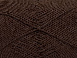 Fiber Content 50% Acrylic, 50% Cotton, Rose Brown, Brand Ice Yarns, Yarn Thickness 2 Fine Sport, Baby, fnt2-66892