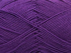 Fiber Content 50% Cotton, 50% Acrylic, Purple, Brand Ice Yarns, Yarn Thickness 2 Fine Sport, Baby, fnt2-66893