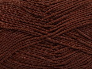 Composition 100% Mercerised Giza Cotton, Brand Ice Yarns, Brown, Yarn Thickness 2 Fine Sport, Baby, fnt2-66918