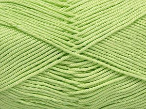Composition 100% Mercerised Giza Cotton, Light Green, Brand Ice Yarns, Yarn Thickness 2 Fine Sport, Baby, fnt2-66932