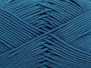 Composition 100% Mercerised Giza Cotton, Indigo Blue, Brand Ice Yarns, Yarn Thickness 2 Fine Sport, Baby, fnt2-66953