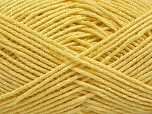 Composition 50% Acrylique, 50% Bambou, Light Yellow, Brand Ice Yarns, Yarn Thickness 2 Fine Sport, Baby, fnt2-66983