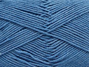Fiber Content 50% Cotton, 50% Acrylic, Light Jeans Blue, Brand Ice Yarns, Yarn Thickness 2 Fine Sport, Baby, fnt2-67021