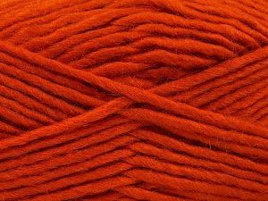 Composition 85% Acrylique, 5% Mohair, 10% Laine, Orange, Brand Ice Yarns, Yarn Thickness 5 Bulky Chunky, Craft, Rug, fnt2-67107