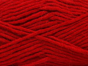 Composition 85% Acrylique, 5% Mohair, 10% Laine, Red, Brand Ice Yarns, Yarn Thickness 5 Bulky Chunky, Craft, Rug, fnt2-67114
