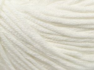 Composition 50% Coton, 50% Acrylique, White, Brand Ice Yarns, Yarn Thickness 3 Light DK, Light, Worsted, fnt2-67144