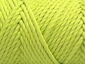 Composition 100% Coton, Light Green, Brand Ice Yarns, Yarn Thickness 6 SuperBulky Bulky, Roving, fnt2-67244 
