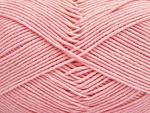 Fiber Content 50% Cotton, 50% Acrylic, Brand Ice Yarns, Baby Pink, Yarn Thickness 2 Fine Sport, Baby, fnt2-67439
